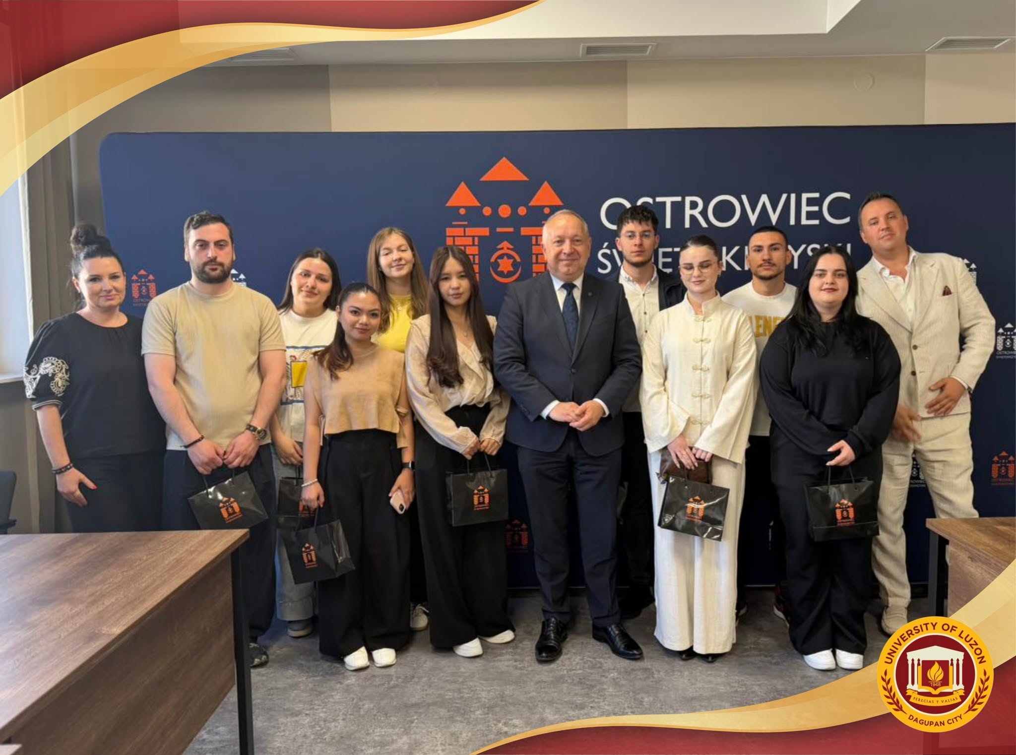 courtesy meeting with Mayor Artur Łakomiec and County Governor Agnieszka Rogalińska of Ostrowiec Świętokrzyski, Poland